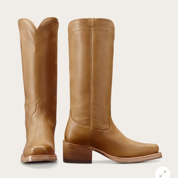 Tecovas Shoes - Tecovas Women's Tall Leather Western Boots - Saddle Brown